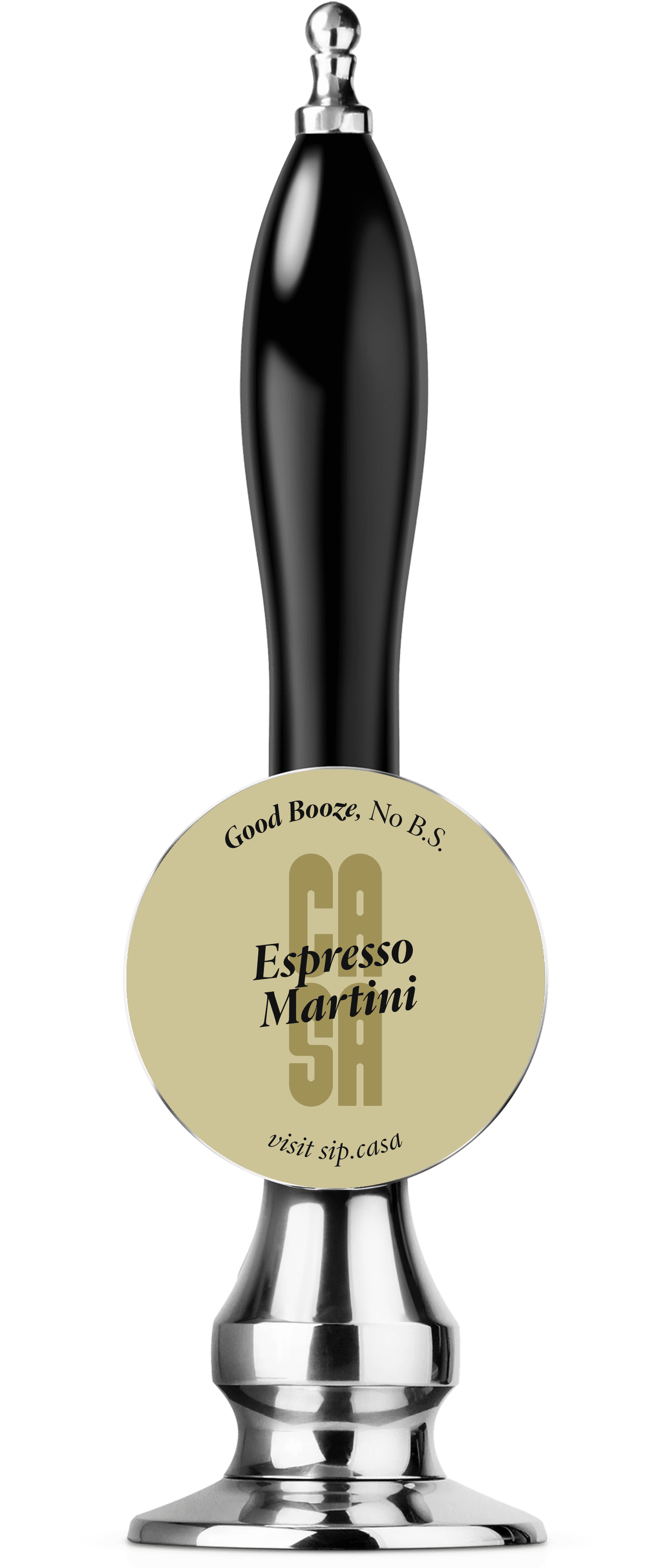 Bar Tap Badge of the Casa Espresso Martini Cocktail