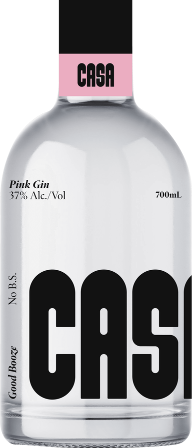 700mL Bottle of Casa Pink Gin, 37% Alc./Vol