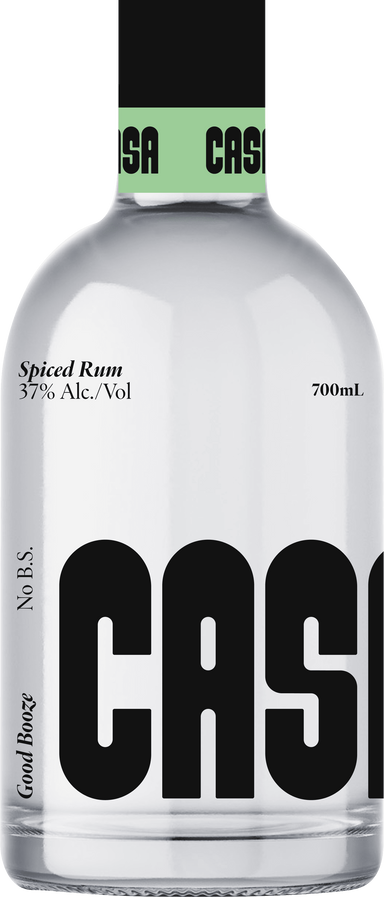 700mL Bottle of Casa Spiced Rum, 37% Alc./Vol