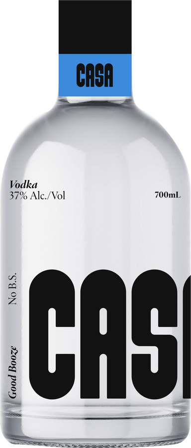 700mL Bottle of Casa Vodka, 37% Alc./Vol