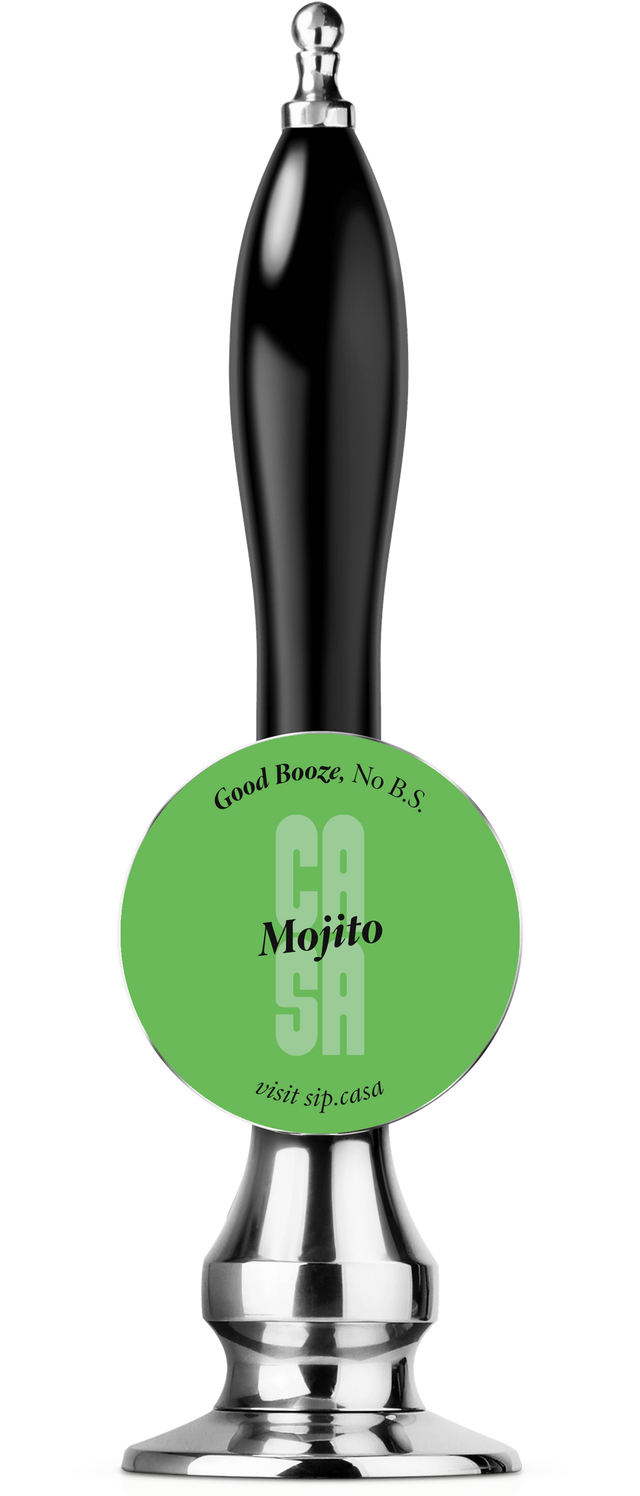 Bar Tap Badge of the Casa Mojito Cocktail