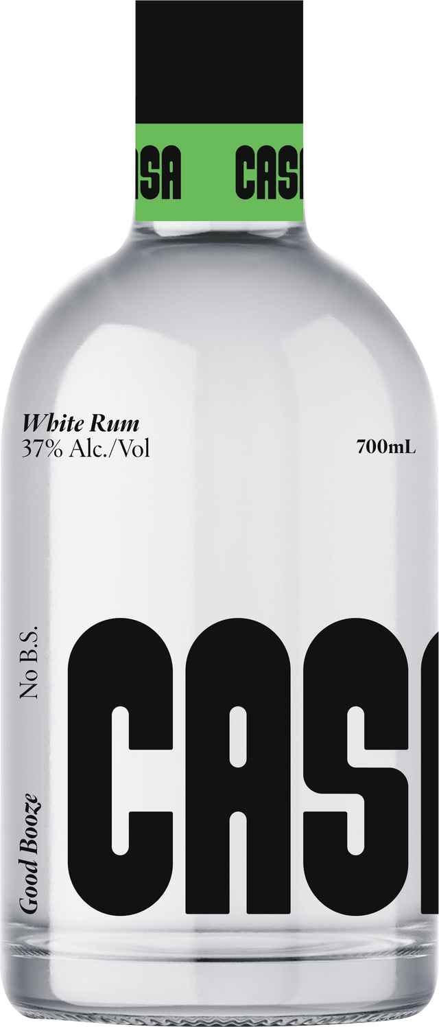 700mL Bottle of Casa White Rum, 37% Alc./Vol